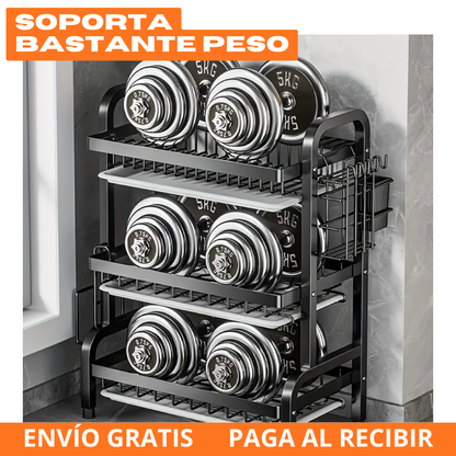 🔥BLACK FRIDAY🔥 | ESTANTE ESCURRIDOR PARA PLATOS DE 3 NIVELES + ENVÍO GRATIS